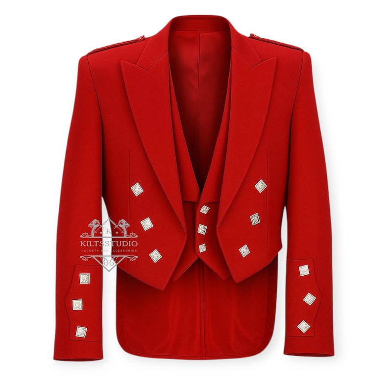 Red Prince Charlie Jacket
