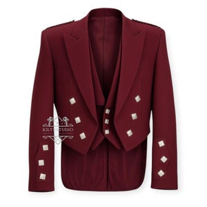 Maroon Prince Charlie Jacket