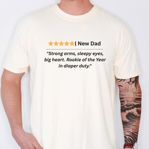 Funny New Dad Comfort Colors Shirt, First Time Dad Gift T-Shirt, New Father Joke Tee, Dad Life Slogan Shirt, Expecting Dad Reveal Gift Idea