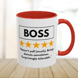 Boss Coffee Mug Gift, Funny Boss Mug, Gift for Boss, Boss Lady Mug, Best Boss Ever Mug, Office Mug Boss, Boss Birthday Gift