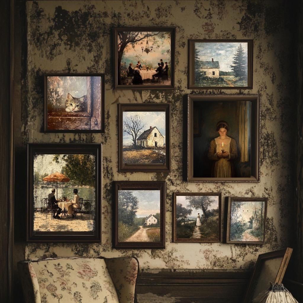 ヴィンテージ　壁飾りセット 4dfa7aa0ff5a69ba1d0bdc84f1b2bf