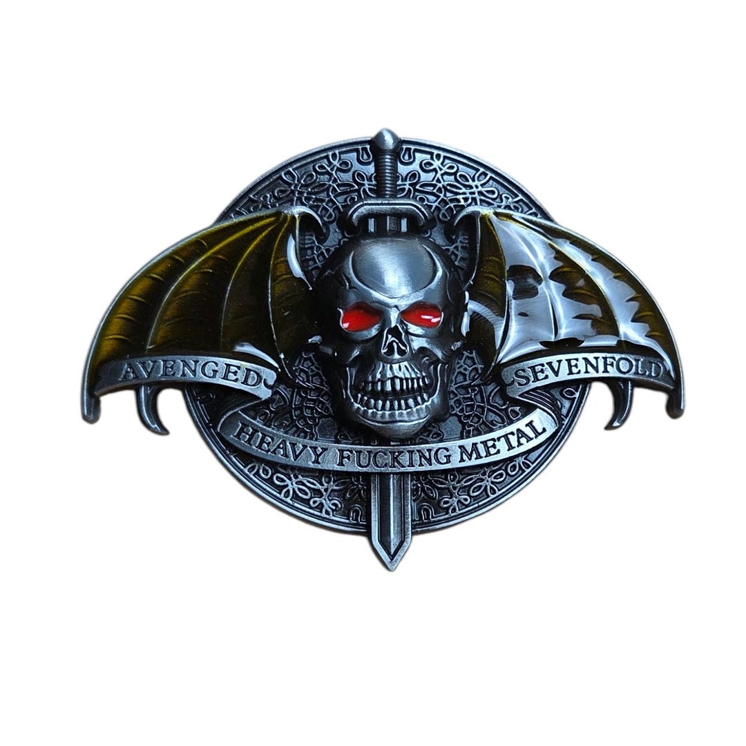 Avenged Sevenfold Rock Metal Band Belt Buckle - Etsy