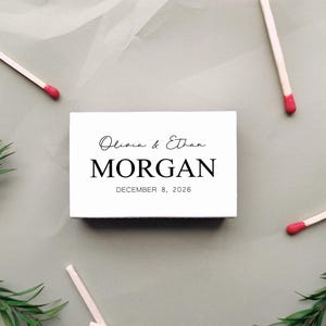 Custom Matchboxes, Wedding Favor Matches, Wedding Decor,  Personalized Matches for Wedding, Bachelorette Favors, Custom Wedding Matchbooks