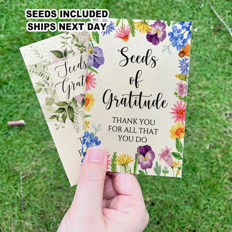 Seed Packet Teacher Gifts - 60+ Gift Ideas for 2026