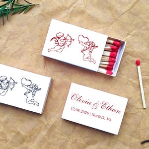 Personalized Matchbox Wedding Favors/Bulk Personalized Matches for Weddings/The Perfect Match/Engagement Matchbook/Bridal Shower Matches