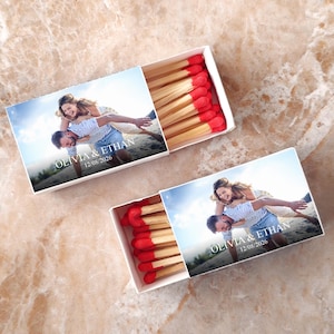 DOUBLE-SIDED Printing Logo Matchbox/Custom Matchbook/Custom Matches/Business Matches/Personalized Match Boxes/Set of Custom Matchboxes Logo