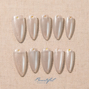 Simple sequin nails/Hand drawn nails/Gift Nails/custom press on nails/hand made Press on Nails/Faux Acrylic Nails/Gel Nails/Press on Nails