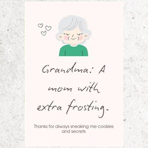 Tarjeta divertida para abuela, tarjeta de cumpleaños para abuela, tarjeta divertida para el Día de la Madre, tarjeta divertida para abuela, tarjeta para Nana, tarjetas de felicitación para abuela