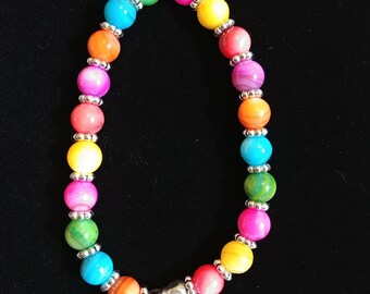 Autism Awareness Elastic Bracelet 8" (2ab)
