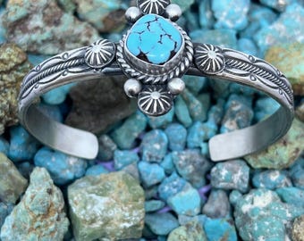 Navajo Allen Lee Native American Sterling Silver 925 Handcrafted