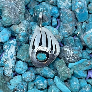 Vintage Turquoise Pendant Usa - Etsy