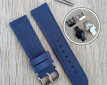 Thin Nylon Woven Watch Strap: Lightweight Replacement Band