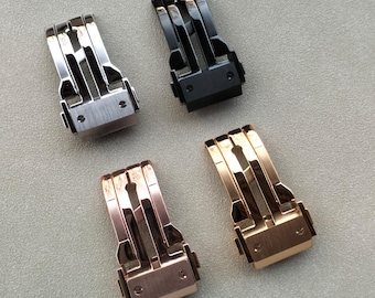 Fibbia doppia in metallo, colore oro, larghezza interna mm. 40 - M