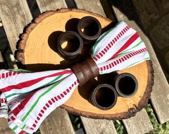 Black Walnut Napkin Rings