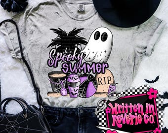 Spooky Summer Ghost PNG: Digital Download | 300 DPI