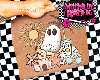 Spooky Sunshine Ghost PNG: Digital Download | 300 DPI