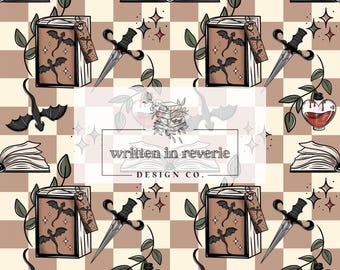 Fantasy Dragon Seamless Pattern: Inspired Design (PNG Digital Download 12x12 in