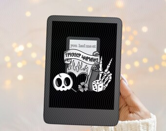 Trigger Warning | Digital Kindle Lockscreen | Kindle Colorsoft + Paperwhite 12th Generation | EPUB File