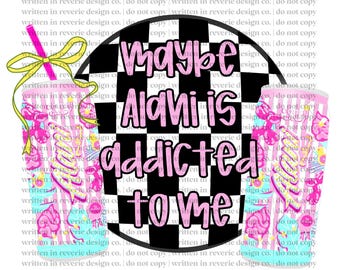 Coquette Bow Energy Drink PNG: Cotton Candy (Digital Download, 12x12 in)