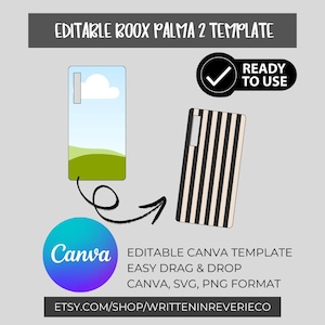 Boox Palma 2 Template | Digital Download | Canva Template