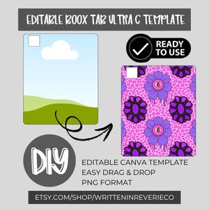 Plantilla para Boox Tab Ultra C Pro / Descarga digital / Plantilla para hacerlo tú mismo