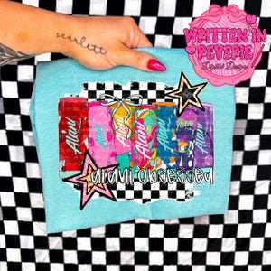 Girly Energy Drink Obsessed PNG: Digital Download for Shirt Designs (300 DPI)