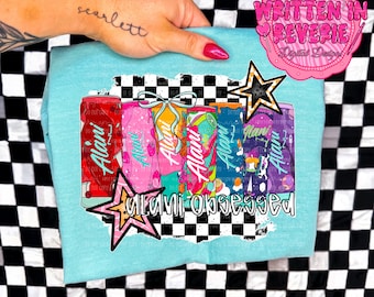 Girly Energy Drink Obsessed png: digitale download voor shirtontwerpen (300 dpi)