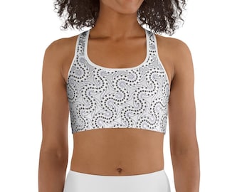 Psychedelic Spiral Sports Bra – Dreamcore Festival Activewear