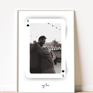 Lámina personalizada pareja o amigos - Carta de bajaras, regalo personalizado, regalo para ella, regalo para él, regalo San Valentín