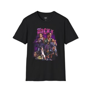 ASAP Rocky T-Shirt Vintage Rap T-Shirt Hip Hop j cole Drake Konzert Tour merch y2k tupac kanye Playboi Carti Travis Scott großes Gesicht Grafik
