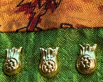 50 Vintage 1960's Brass Stud/Nail Heads