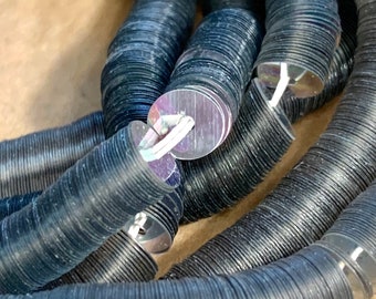 Strand of Vintage Silver Flat Sequins