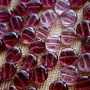 Antique 2-Hole Purple Nailhead Sew-Ons