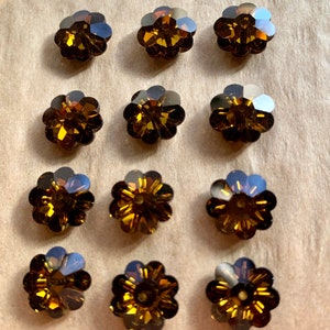 Vintage Swarovski &quot;MINK&quot;  Margaritas, 12mm