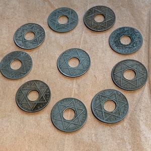 Vintage British West African Coins, 10 Pieces