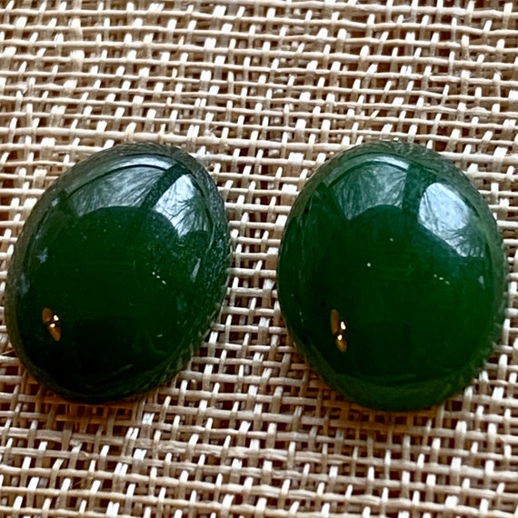 ヴィンテージ台湾翡翠キャブ 10 個、8 x 10 mm - Etsy 日本