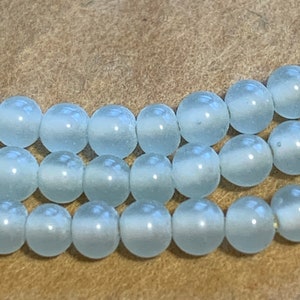Vintage Pale Blue Japanese Beads