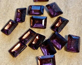 Vintage Amethyst Rhinestones