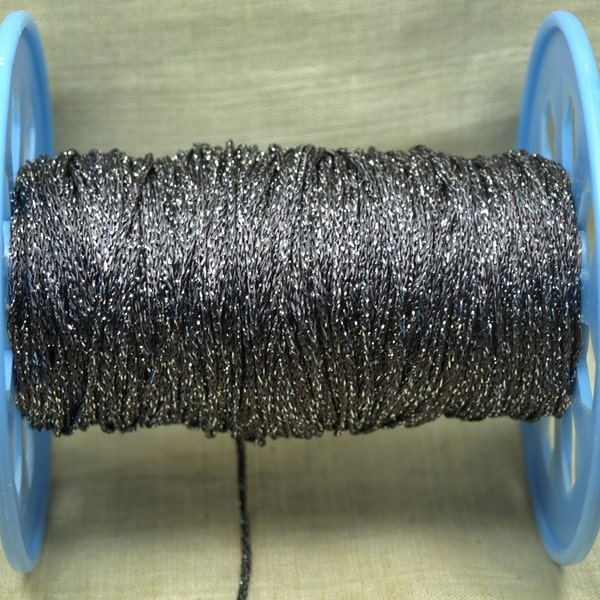 Bulk Cording! 10 Feet of Awesome, Glittery Dark Gray Cording. CRD4007