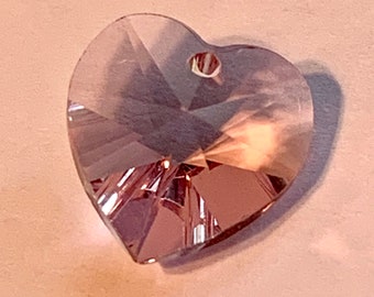 Swarovski Kristallhjärta, Ljus Ametist