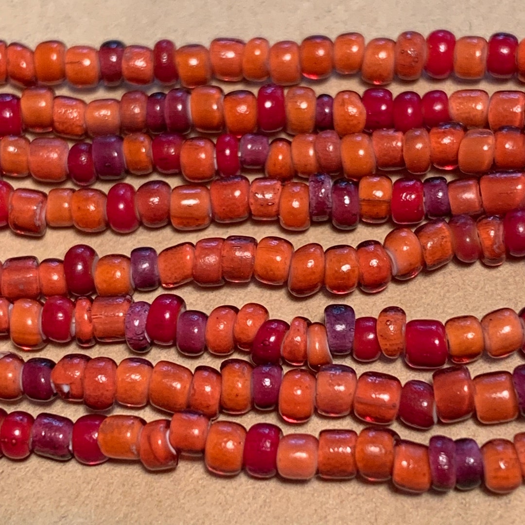 Vintage Venetian 7º White Heart Seed Beads - Etsy