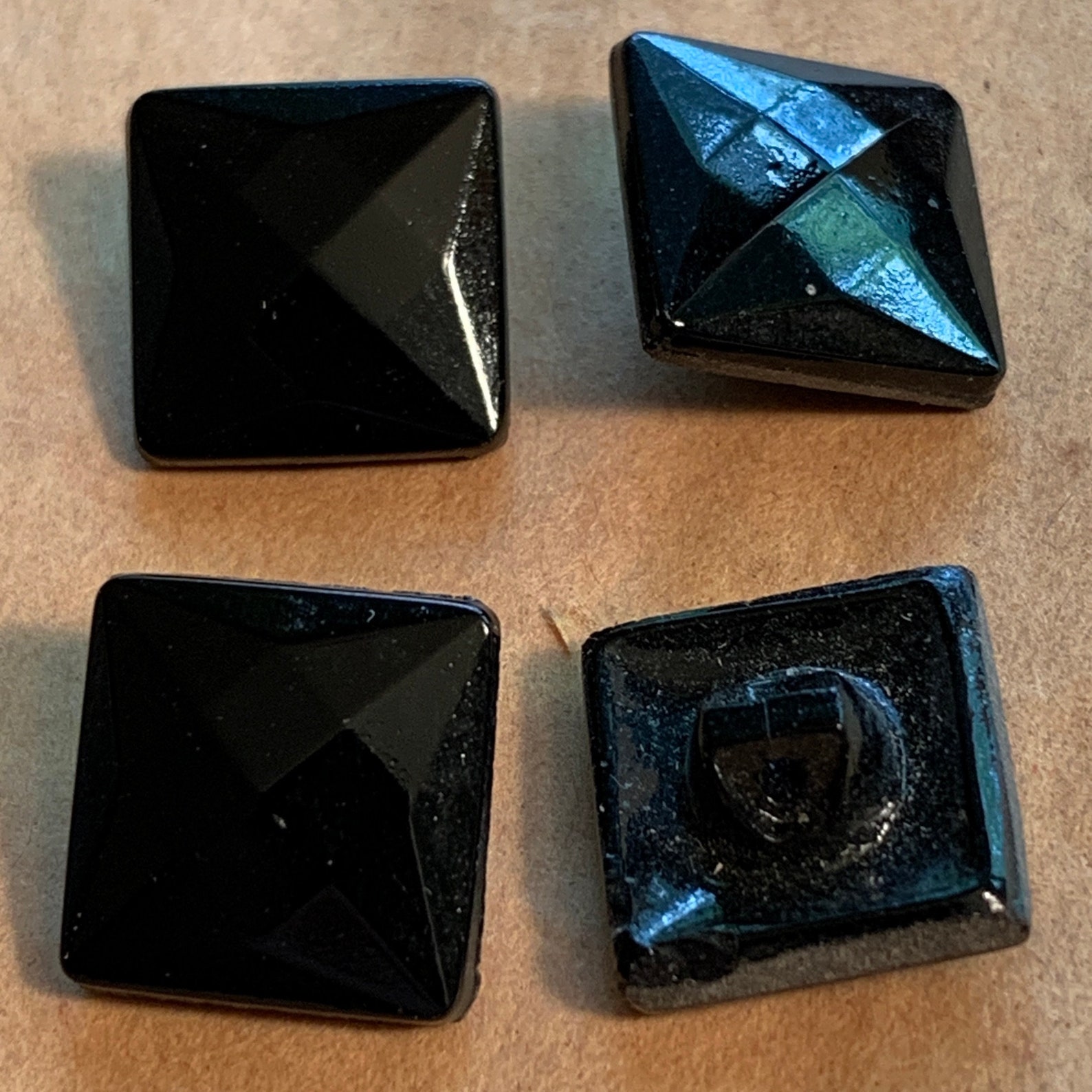 Vintage Jet Buttons - Etsy