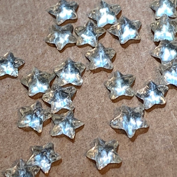 3 1/2mm Star-Shape Rhinestones, German, 1960's