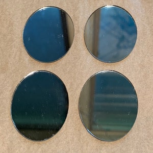 Vintage Oval Mirrors for Setting