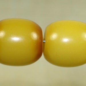 West African Antique 1920s Faux-Amber Bead;  GTB956