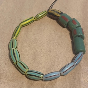 Striped Trade Beads, Venetian
