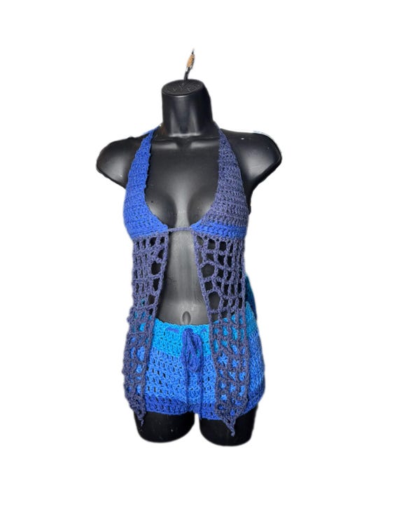 Blue Butterfly 2pc Set