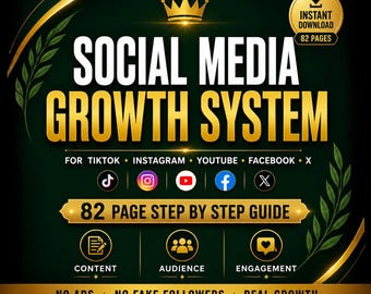 Guía para aumentar seguidores en TikTok, estrategia para conseguir seguidores en Instagram, sistema para obtener seguidores orgánicos reales, crecimiento en redes sociales, descarga digital.