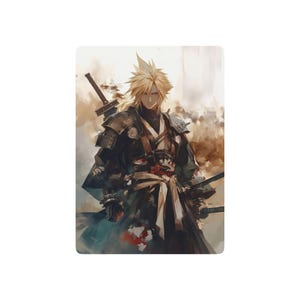 Cartas de Baralho Samuri Cloud Strife