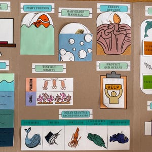 Ocean Creatures Study Lapbook Download | Printable | Creative Activity ...